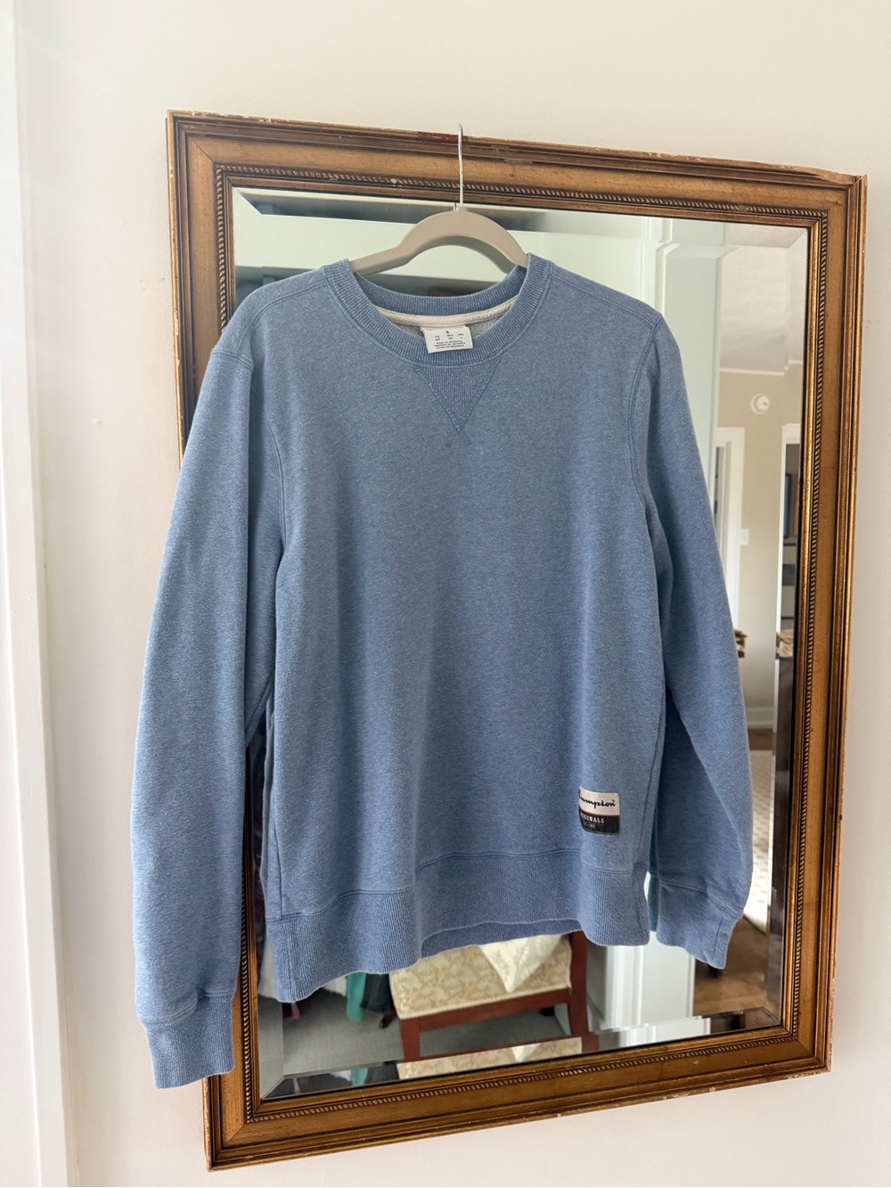 Champion original Light Blue women’s crewneck Sweatshirt
